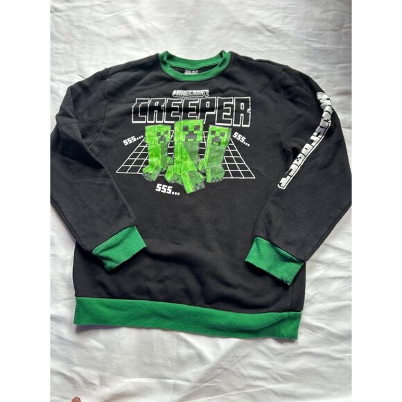 MineCraft Crew Neck Creeper Sweatshirt | Size XL - Picture 1 of 6